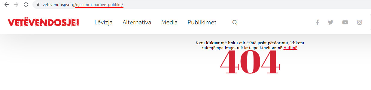 obrisano saopštenje