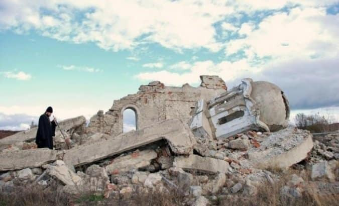 Martovski pogrom srušena crkva Martovski pogrom srušena crkva