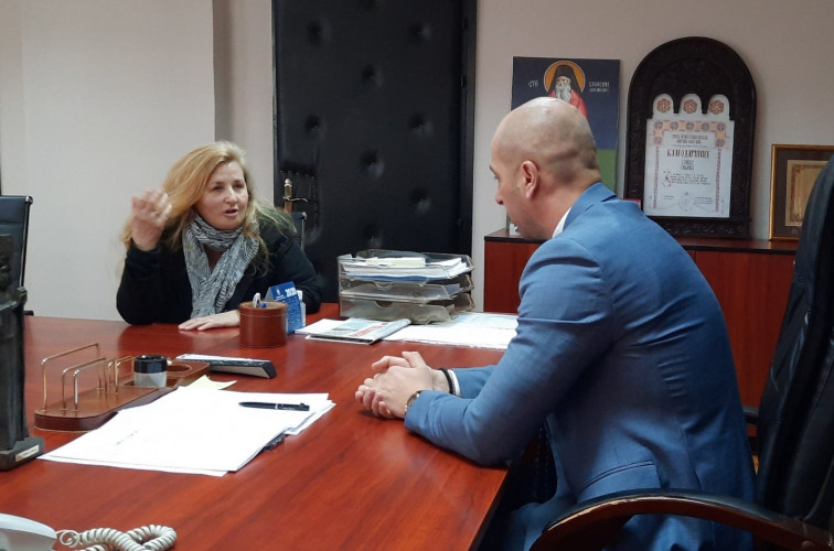 Načelnik KM okruga Slavko Simić sa građanima Načelnik KM okruga Slavko Simić sa građanima