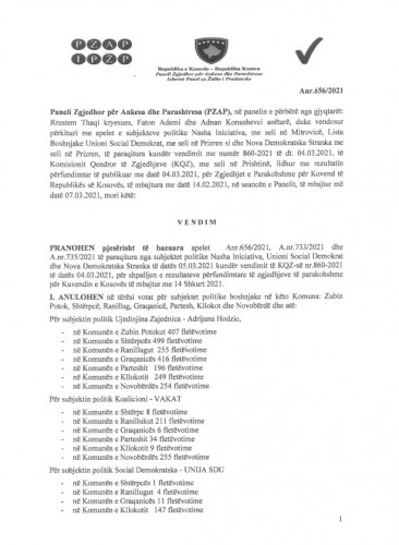 poništenje glasova