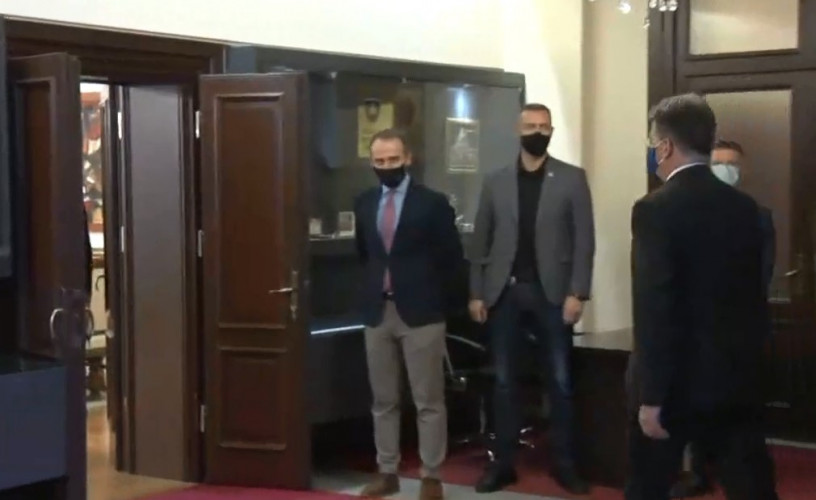 Lajčak pred sastanak sa Vjosom Osmani Lajčak pred sastanak sa Vjosom Osmani