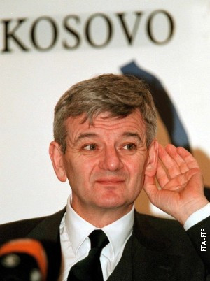 Joška Fišer u Prištini 8. marta 1999. Joška Fišer u Prištini 8. marta 1999.