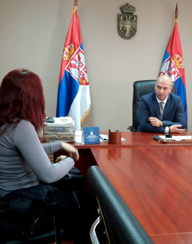 Načelnik okruga Slavko Simić sa građanima Načelnik okruga Slavko Simić sa građanima