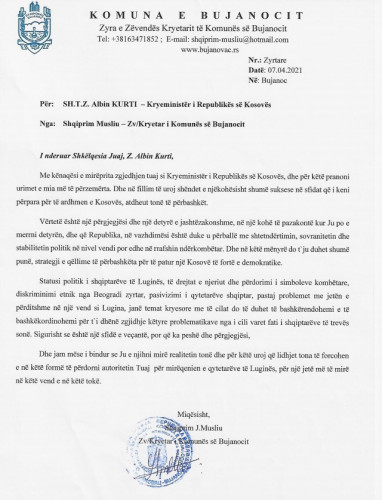 Musljiuovo pismo Kurtiju