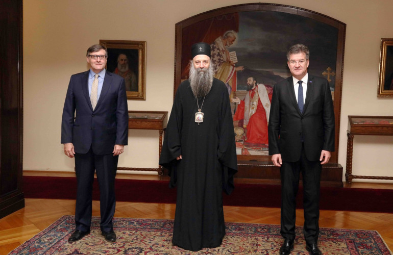 Palmer - Patrijarh Porfirije - Lajčak