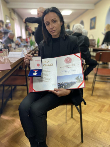Verica Zorić, supruga Jugoslava Zorića, heroja sa Košara Verica Zorić, supruga Jugoslava Zorića, heroja sa Košara