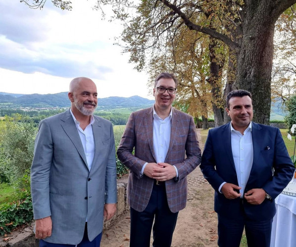 Rama, Vučić i Zaev sastali se na Bledu