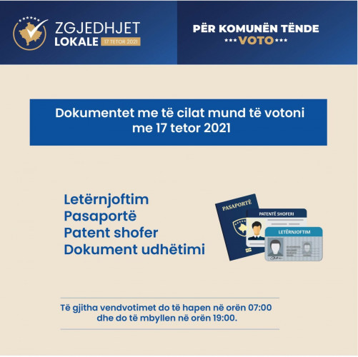 CIK - Dokumenta za glasanje na lokalnim izborima CIK - Dokumenta za glasanje na lokalnim izborima