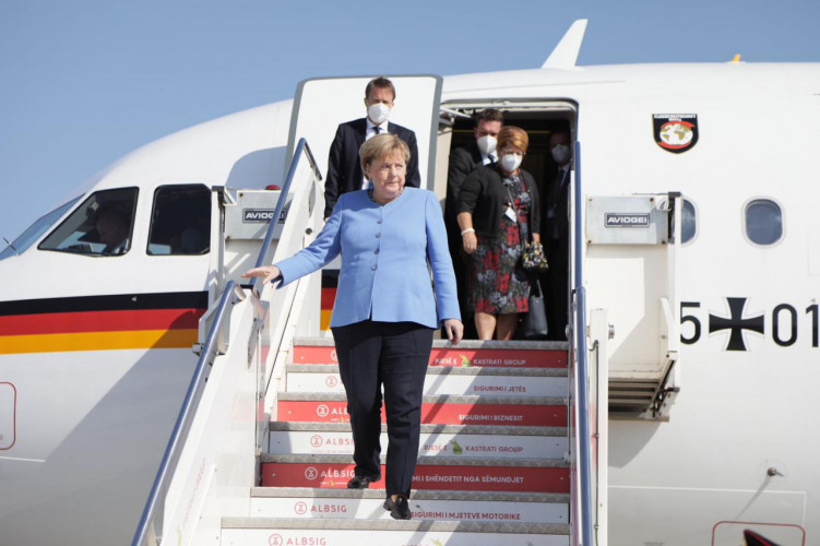 Dolazak Angele Merkel u Tiranu