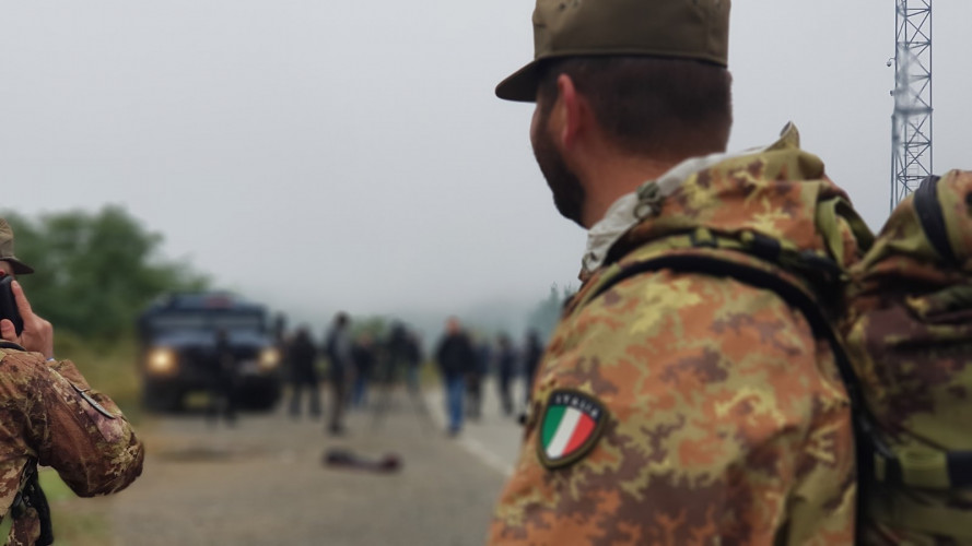 Italijanski pripadnici Kfora na Jarinju