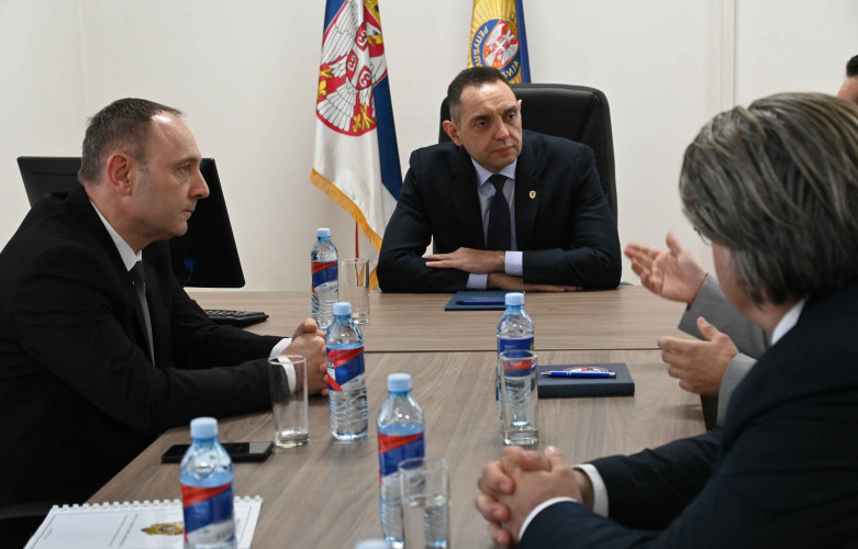 Aleksandar Vulin sa rukovodstvom Uprave kriminalističke policije