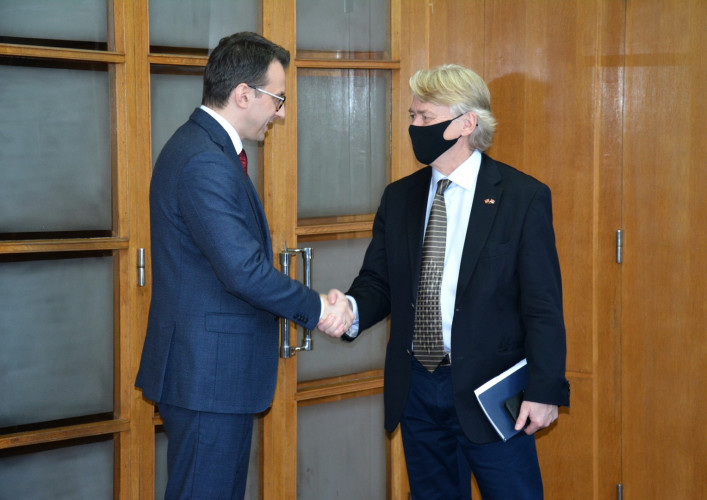 Petković sa delegacijom Ministarstva spoljnih poslova Norveške Petković sa delegacijom Ministarstva spoljnih poslova Norveške