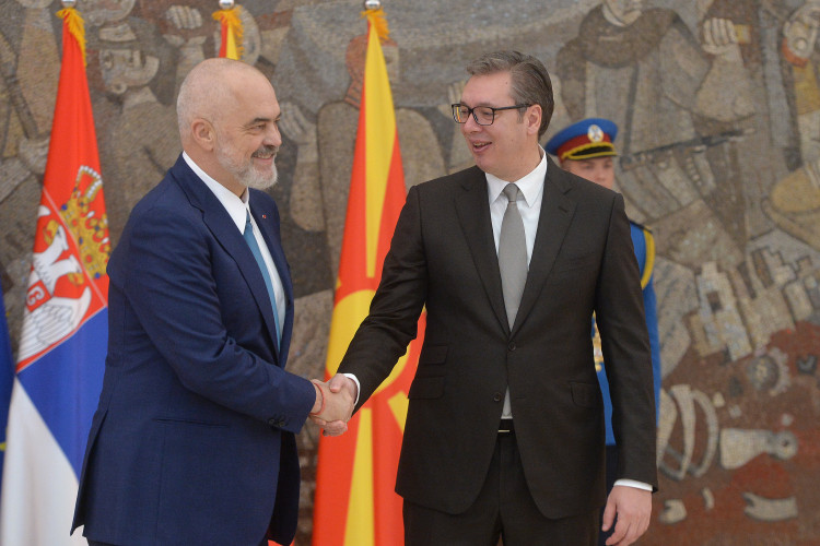 Edi Rama i Aleksandar Vučić Edi Rama i Aleksandar Vučić