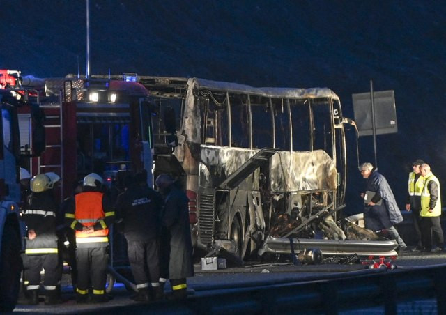 Izgoreo autobus u Bugarskoj Izgoreo autobusa u Bugarskoj