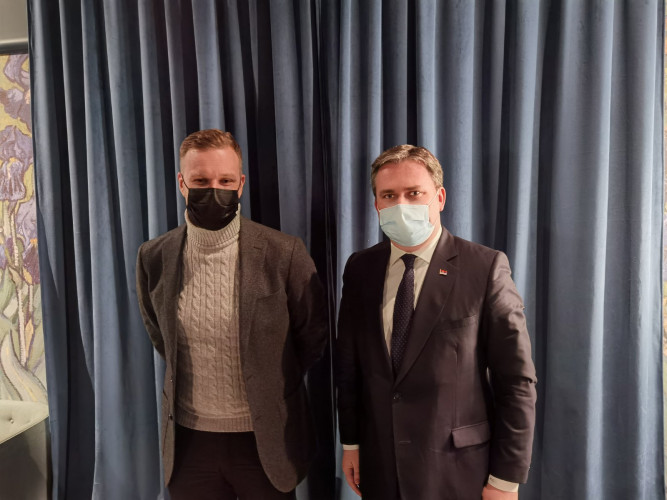 Selaković sa litvanskim kolegom u Briselu Selaković sa litvanskim kolegom u Briselu