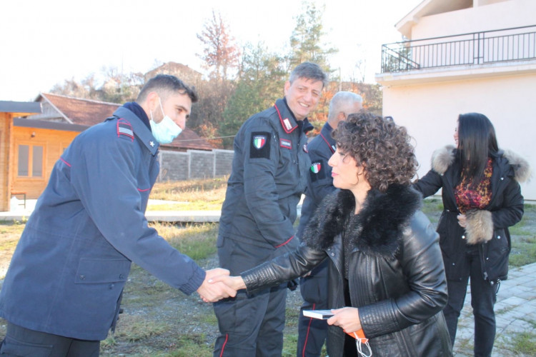 Pukovnik Stefano Fedele i Adrijana Hodžić