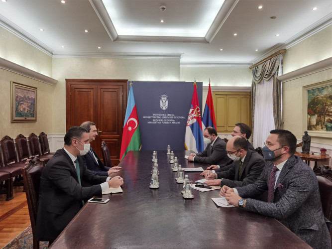 Selaković i ambasador Azerbejdžana Kamil Hasijev