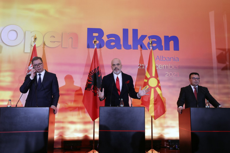 Vučić Rama Zaev- Otvoreni Balkan 
