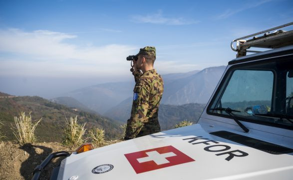 Pripadnik švajcarske vojske u Kforu Pripadnik švajcarske vojske u Kforu