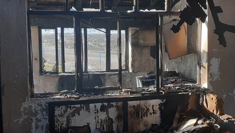 Izgorela kuća u Radevu Izgorela kuća u Radevu