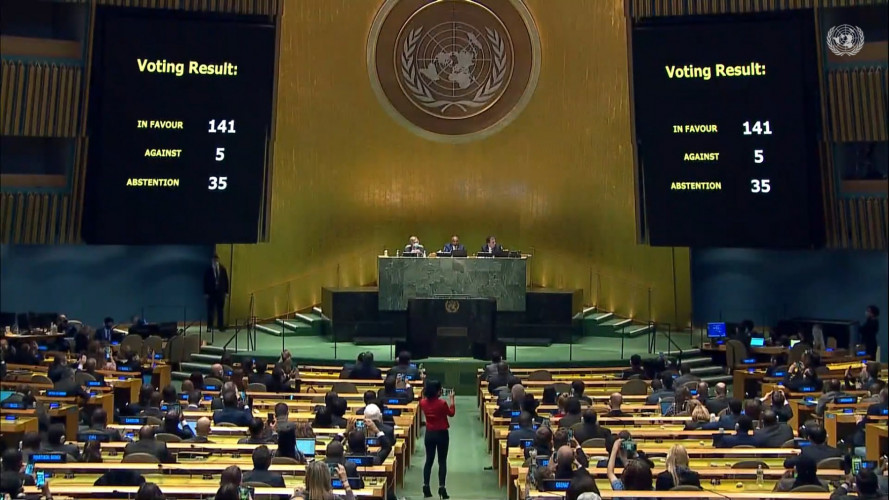 Ishod glasanja u UN 