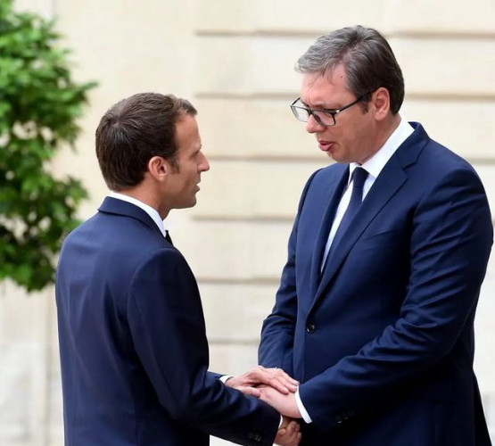 Vučić i Makron Vučić i Makron