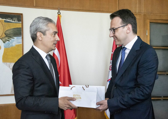 Petar Petković sa turskim ambasadorom Petar Petković sa turskim ambasadorom