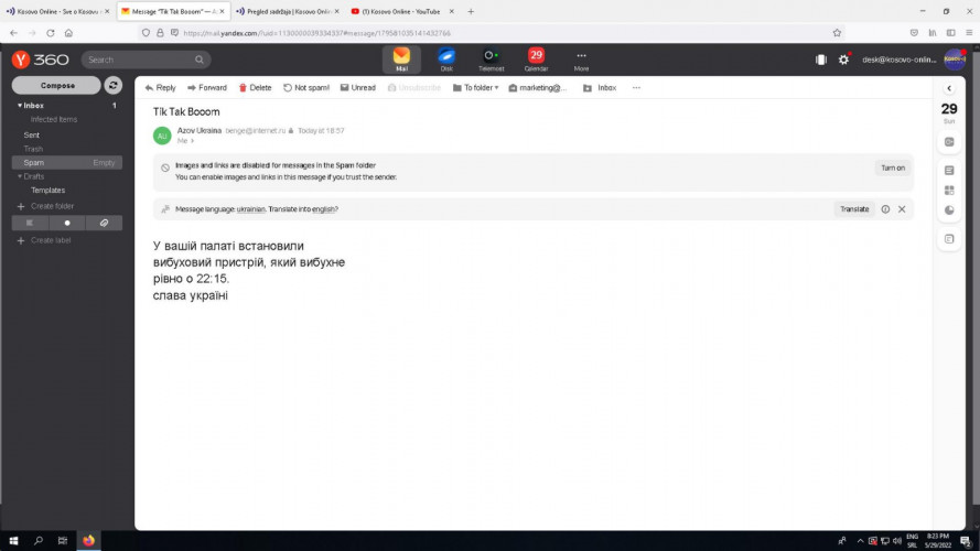 Pretnje bombom