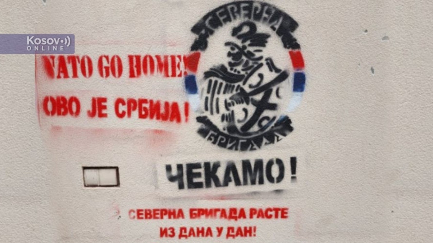 Grafiti u Severnoj Mitrovici