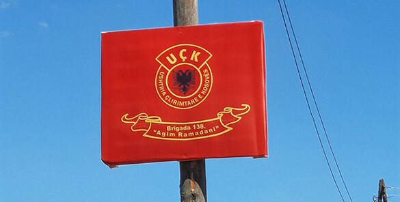 Znak UČK u Kišnici