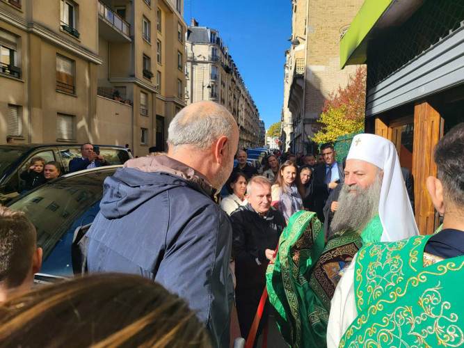 Patrijarh Porfirije u Parizu Patrijarh Porfirije u Parizu