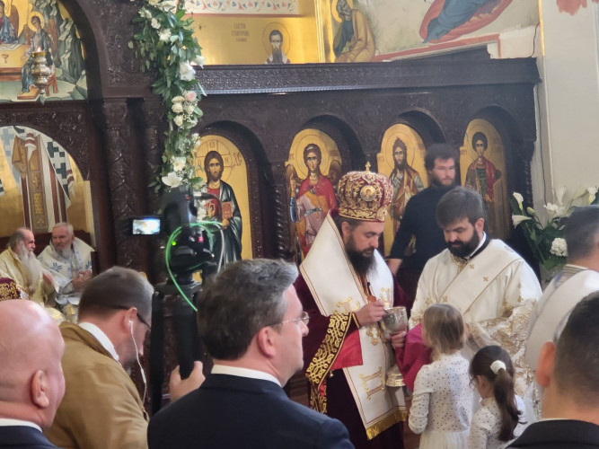 Ustoličenje episkopa Justina Ustoličenje episkopa Justina