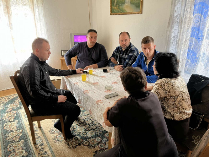Joksimović i Šubarić obišli porodicu Ršić u Dobrotinu