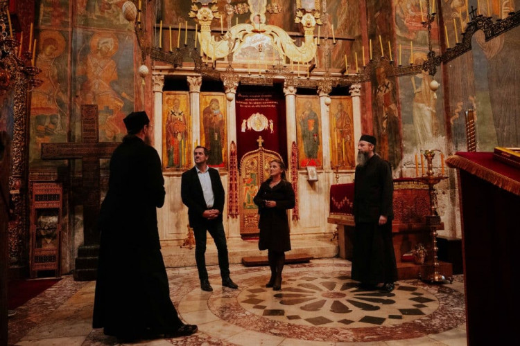 Nikolas Baj u manastiru Visoki Dečani Nikolas Baj u manastiru Visoki Dečani