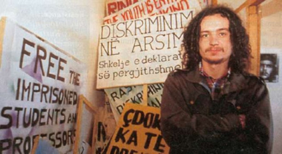 Aljbin Kurti kao student