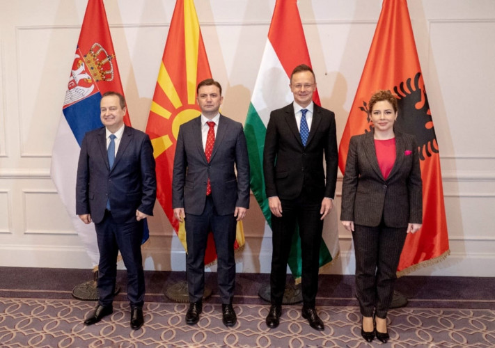 Ivica Dačić, Bujar Osmani, Peter Sijarto, Olta Džačka Ivica Dačić, Bujar Osmani, Peter Sijarto, Olta Džačka