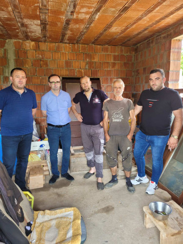 Početni radovi na kući Dragana Kojića