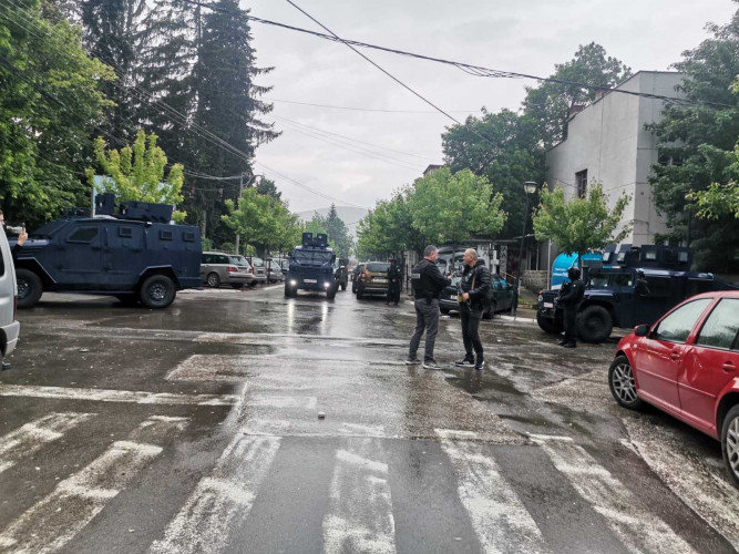 Kosovska policija u Zvečanu