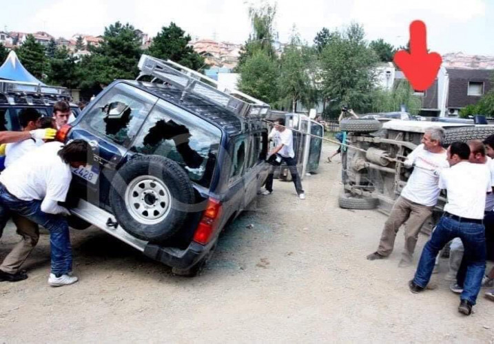Dželjaj Svečlja u akciji uništavanja Euleks vozila