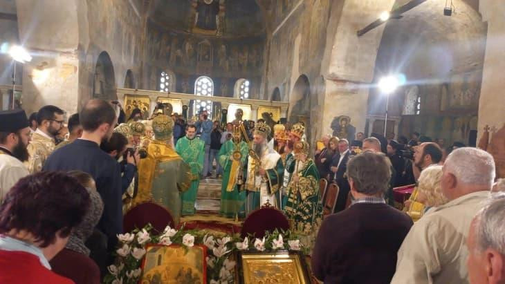 Porfirije služi liturgiju u Ohridu