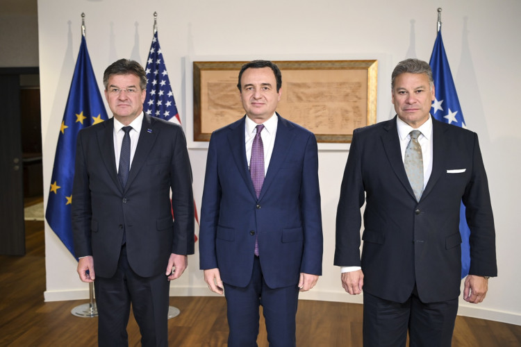 Miroslav Lajčak, Aljbin Kurti i Gabrijel Eskobar