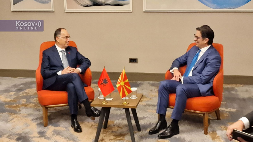 Bajram Begaj i Stevo Pendarovski