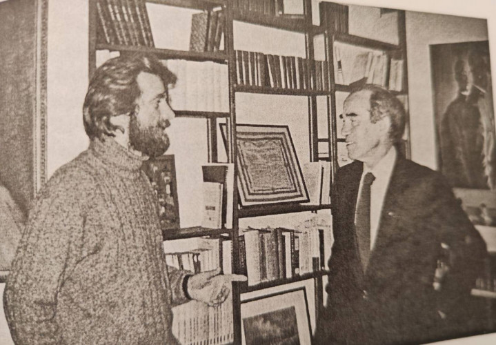 Dragan Bisenić sa Robertom Badinterom