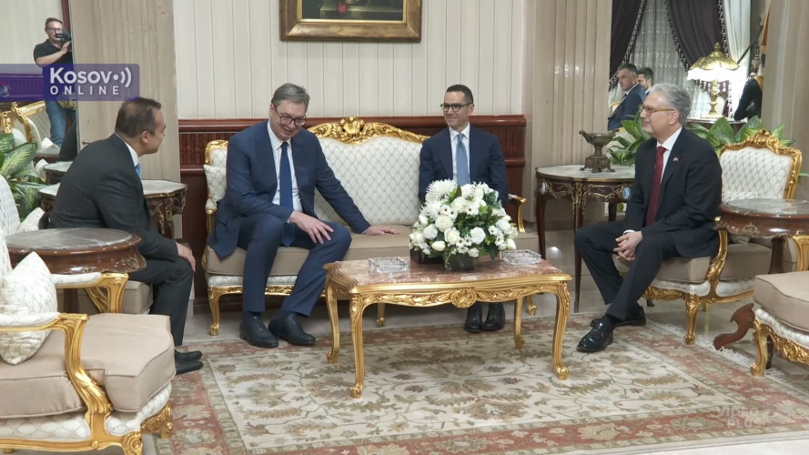 Predsednik Srbije Aleksandar Vučić u Kairu