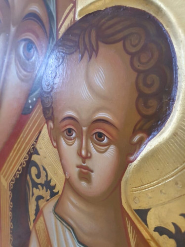 Suze iz oka Hristovog na ikoni u sabornom hramu Svetog Đorđa u Prizrenu