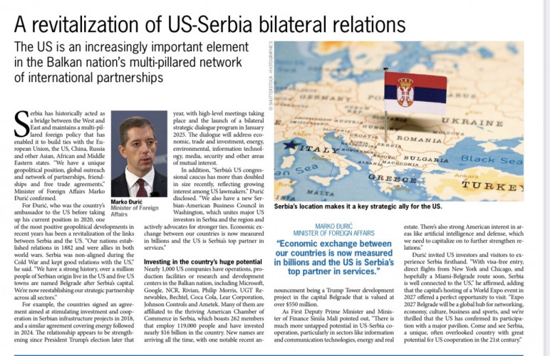 Đurić za USA Today