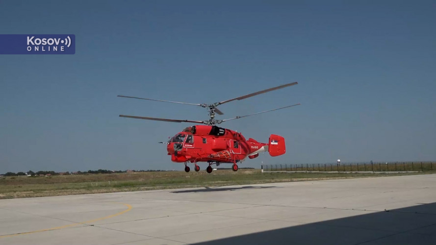 Helikopter iz Srbije u akciji gašenja požara u Crnoj Gori Helikopter iz Srbije u akciji gašenja požara u Crnoj Gori