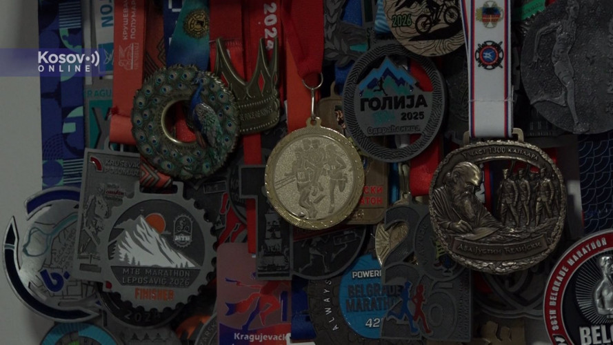 Medalje maratonca Marka Petronijevića iz Leposavića Medalje maratonca Marka Petronijevića iz Leposavića