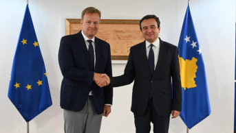 Aljbin Kurti i Peter Sorensen