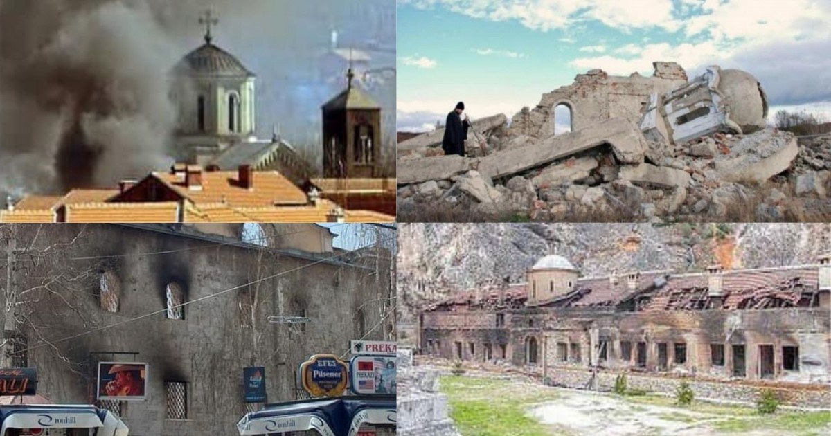 SOC: Albanian extremists particularly targeted Serbian Orthodox holy ...